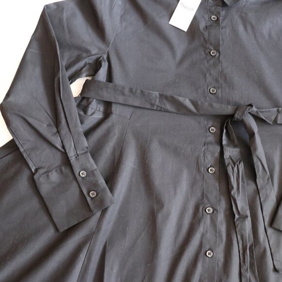 NEW Dubgee By Whoopi Hi-Low Black Belted Tunic Size 2X - Picture 5 of 12